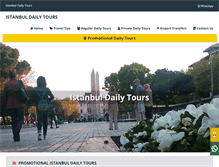 Tablet Screenshot of istanbuldailytours.com